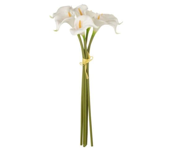 Bouquet De Fleurs Artificielles "calla" 57cm Blanc