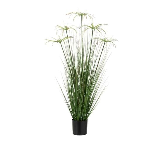 Plante Artificielle "cyperus Alternifolius 5 Têtes" 100cm Vert