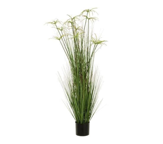 Plante Artificielle "cyperus Alternifolius 11 Têtes" 140cm Vert