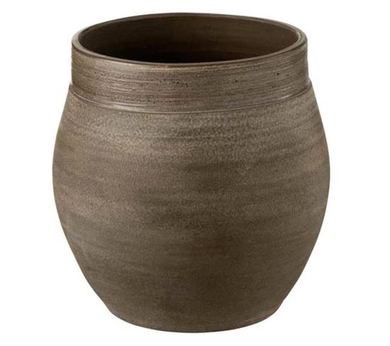 Cache-pot En Céramique "keramiek" 25cm Marron