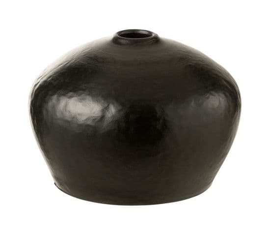 Vase Déco Poterie "ying" 20cm Noir