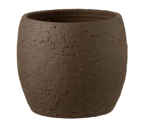 Cache-pot En Céramique "enya" 24cm Marron