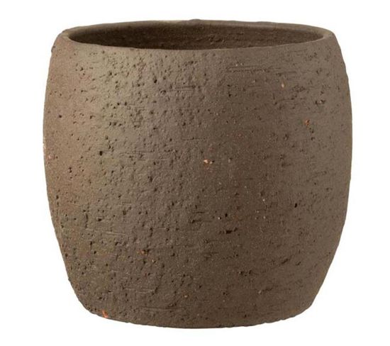 Cache-pot En Céramique "enya" 28cm Marron