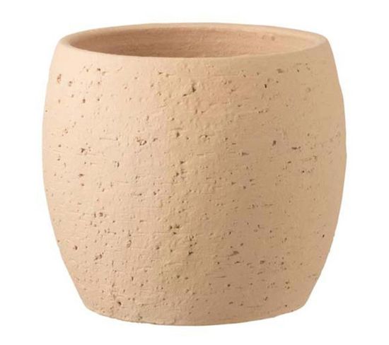 Cache-pot En Céramique "enya" 24cm Beige