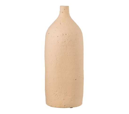 Vase Poterie Bouteille "enya" 40cm Beige
