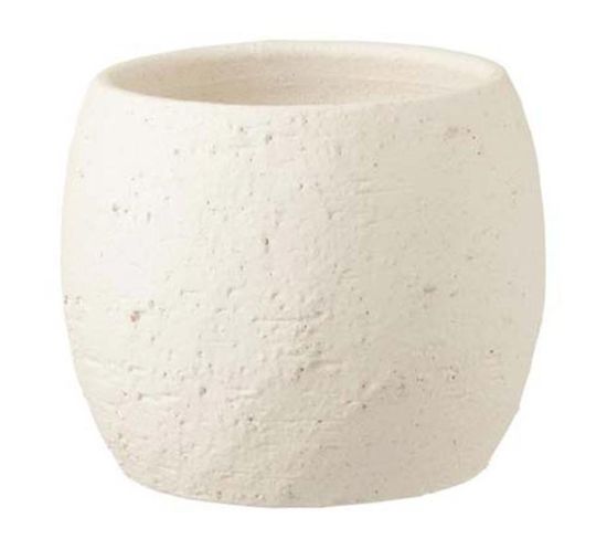Cache-pot En Céramique "enya" 20cm Blanc