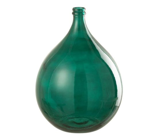 Vase Ballon En Verre "lisbonne" 56cm Vert