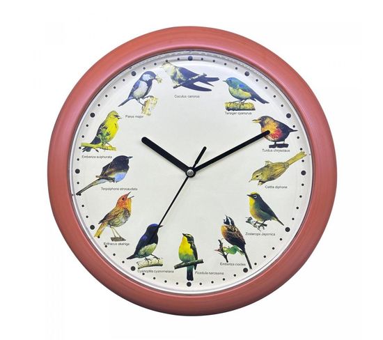 Horloge Chant D'oiseau Bois  Hg03701