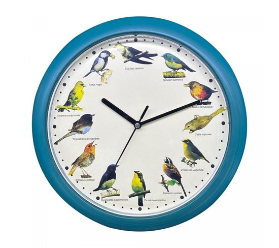 Horloge Chant D'oiseau Bleu Herzberg Hg03718