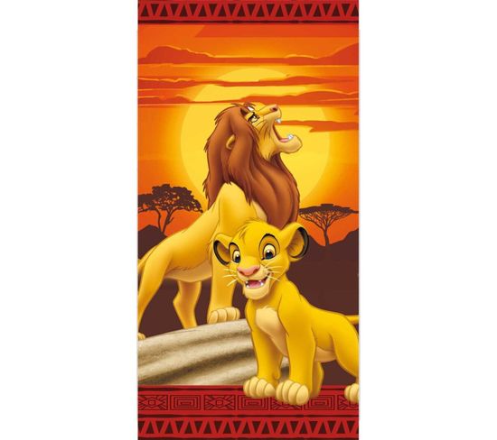 Serviette De Plage - Le Roi Lion - 70x140 Cm