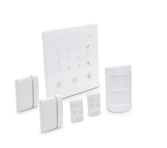 Pack Alarme Maison Sans Fil Gsm Tactile Compatible Animaux Sirene 90db