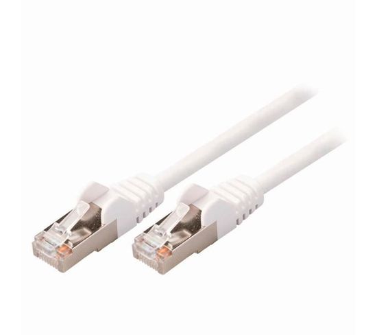 Cable Cat 5e Sf/utp Network Cable - Rj45 Male - Rj45 Male - 15 M - Blanc