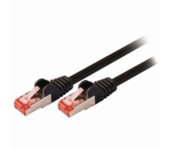 Cable Cat 6 S/ftp Network Cable - Rj45 Male - Rj45 Male - 3.0 M - Noir
