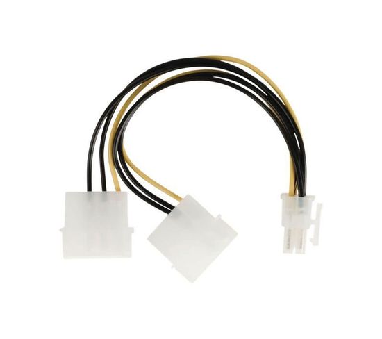 Cable Internal Power Cable - 2x Molex Male - PCi Express Female - 0.15 M - Various
