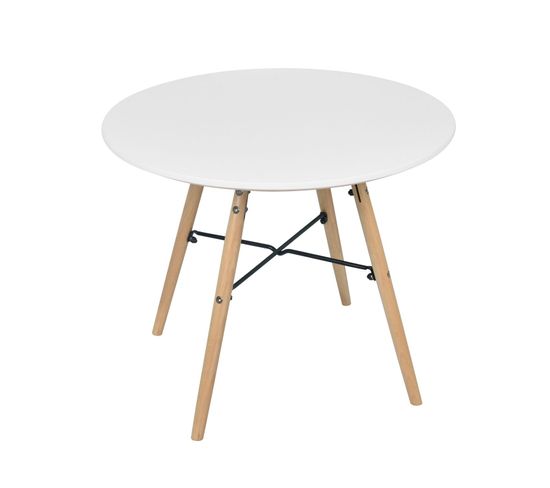 Bureau Table Design Scandinave Enfant Judy - Blanc