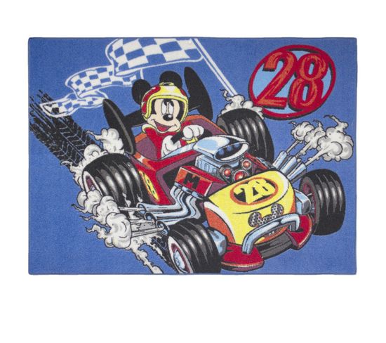 Tapis - Mickey Mouse Racer 28 Disney - 95 Cm X 133 Cm