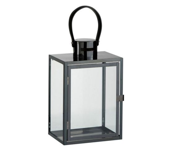 Lanterne Design Rectangulaire "porta" 44cm Noir