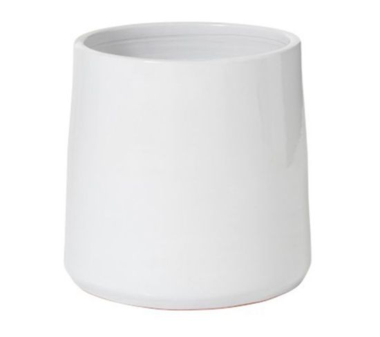 Cache Pot En Céramique "tolga" 28cm Blanc