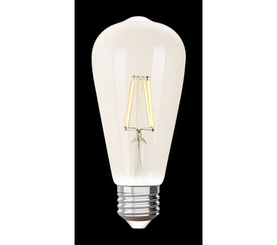 Ampoule LED Edison ST64 E27 iDual Transparent