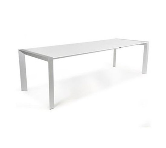 Vigo - Table À Diner Design - 190/270x95 Cm - Blanc