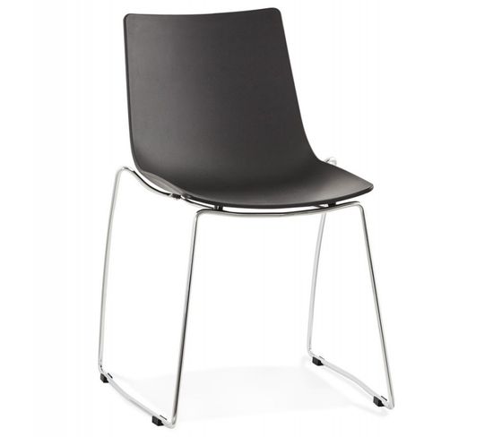 Chaise Design "rovigo" 83cm Noir