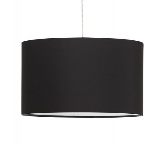 Lampe Suspension Avec Abat-jour "fidelio" 50cm Noir