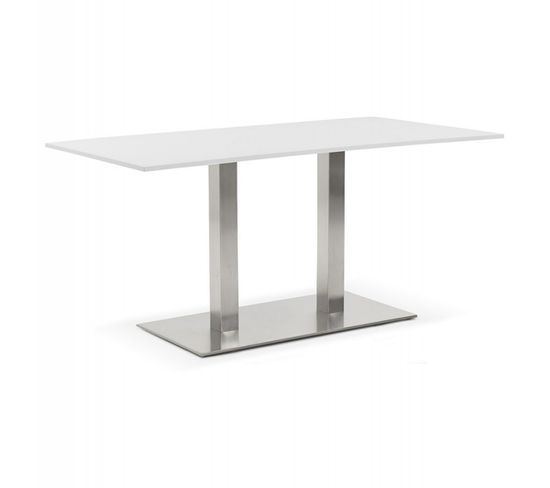 Table Design "mississippi" 160cm Blanc