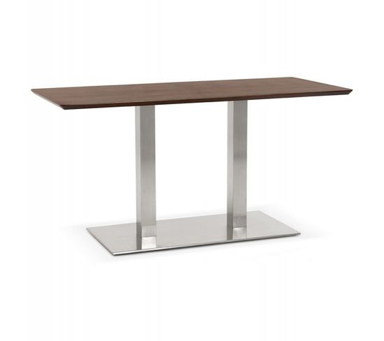 Table De Repas Design "samba" 150cm Noyer