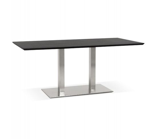 Table De Repas Design "samba" 180cm Noir