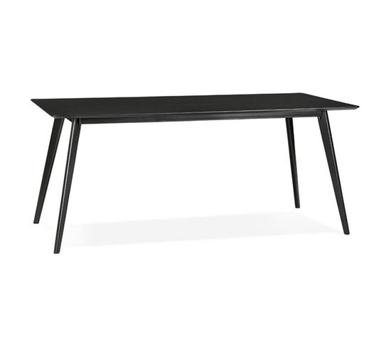 Table à Manger Design En Bois "tabika" 180cm Noir