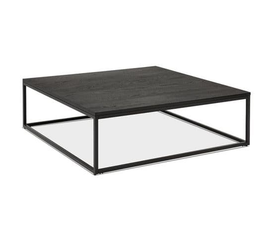 Table Basse Design En Bois "bokaci" 110cm Noir