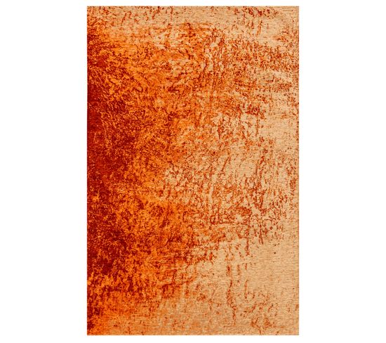 Tapis De Salon Moderne Tissé Plat Stew En Polyester - Orange - 170x240 Cm