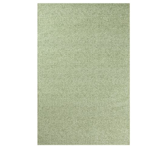 Tapis De Salon Moderne Tissé Plat Smog En Polyester - Vert - 200x280 Cm