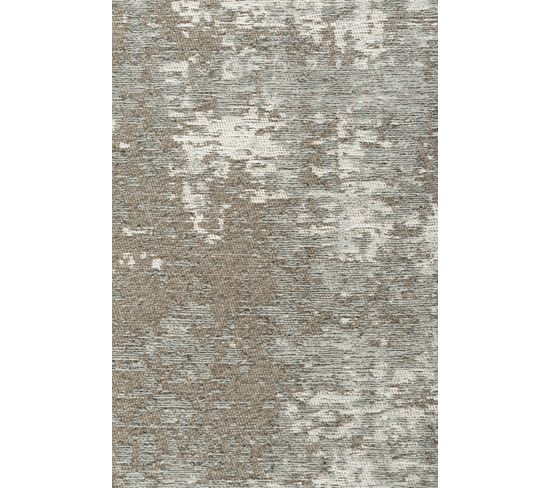 Tapis De Salon Moderne Tissé Plat Terra En Polyester - Gris - 170x240 Cm