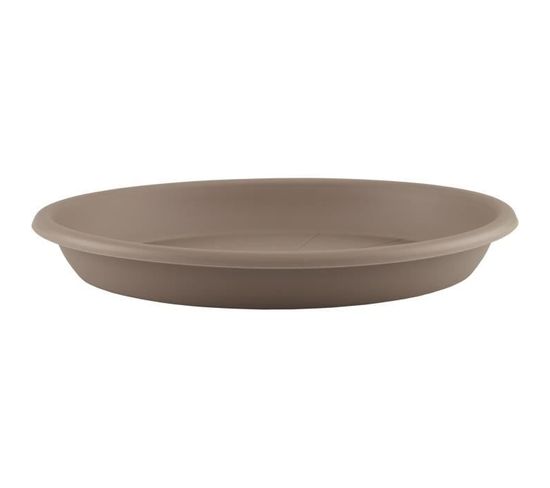 Soucoupe Ronde 35cm Taupe