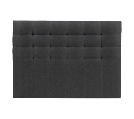 Tête de lit tissu L.180 cm FLEX ROYAL gris