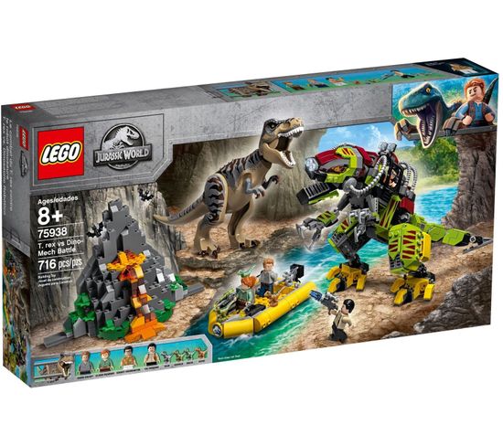 75938 La Bataille Du T Rex Contre Le Dino Mech Lego  Jurassic World