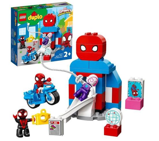 Duplo Marvel Le Qg De Spider-man – Jouet Enfant 2 Ans Et Plus Avec Figurines De Super Héros