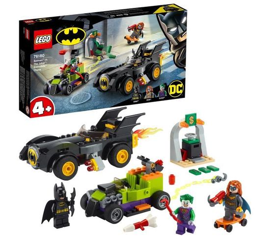 Dc Batman 76180 Contre Le Joker™ : Course-poursuite En Batmobile, Jeu De Construction