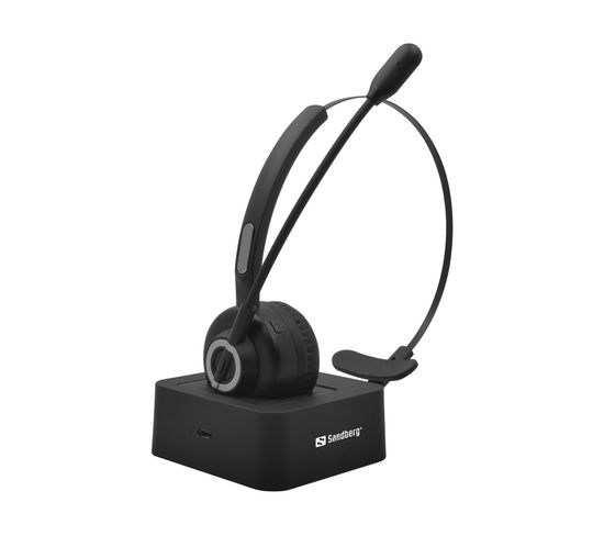 Casque Micro Bluetooth Bluetooth Office Headset Pro Noir