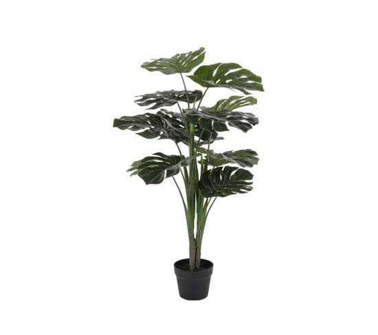 Monstera - Plante Artificielle H90 Cm - Couleur - Vert