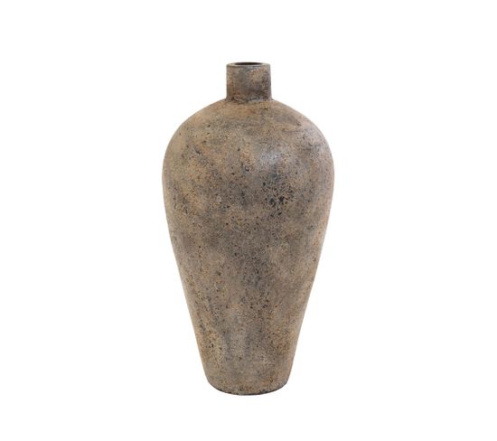 Corvo - Vase En Terre Cuite 60x32cm - Couleur - Brun