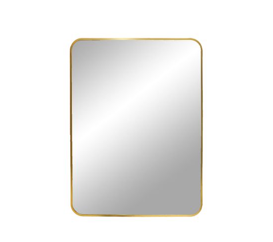 Madrid - Miroir Rectangulaire 50x70cm - Couleur - Laiton