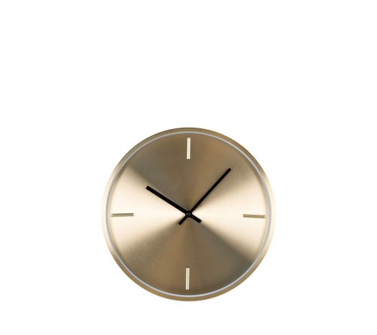 Istanbul - Horloge Ronde En Aluminium Ø30cm - Couleur - Laiton