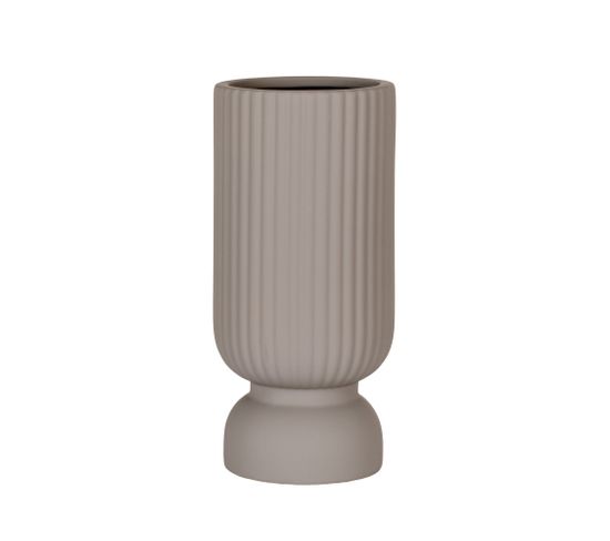Sifnos - Vase En Céramique Ø12,5cm - Couleur - Gris