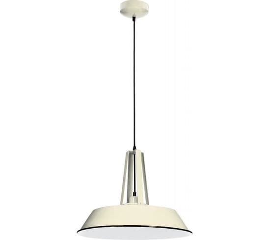 Lampe Suspension Design "alvar" 46cm Ivoire
