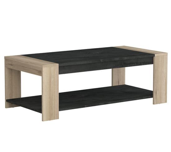 Table Basse Simple Finition Chêne Kronberg/sidewalk - 110 X 38 X 53,1 Cm