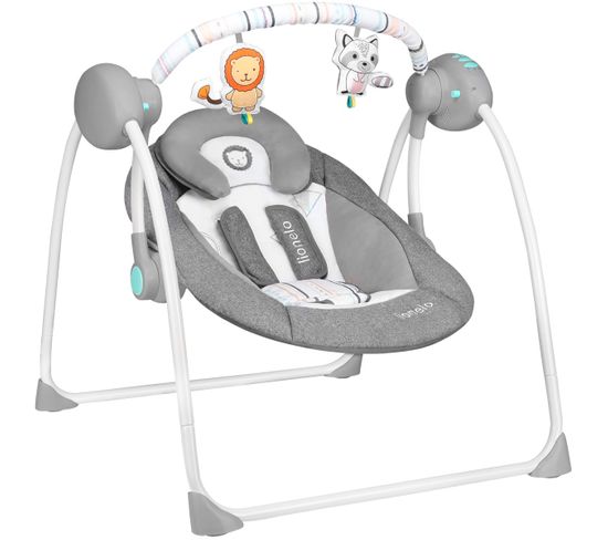 Ruben Balancelle Bebe Motorisee Electrique Pliable Musicale Bleu Balancelle But