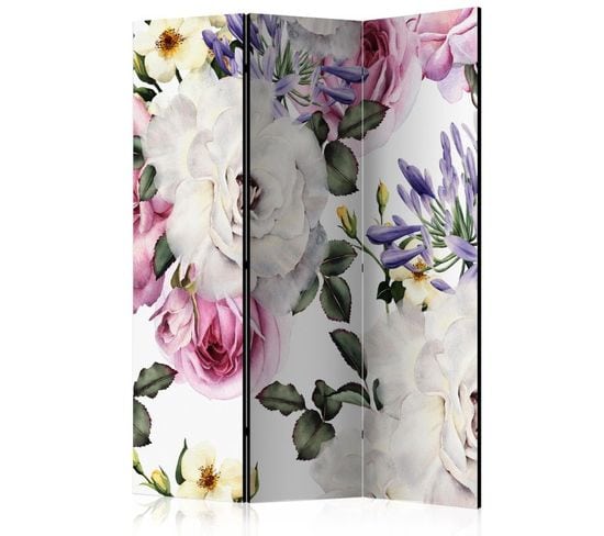 Paravent 3 Volets "floral Glade" 135x172cm