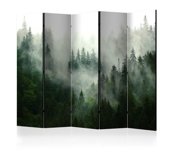 Paravent 5 Volets "coniferous Forest" 172x225cm